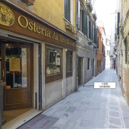 Calle Sacrestia Venedig Exteriör bild