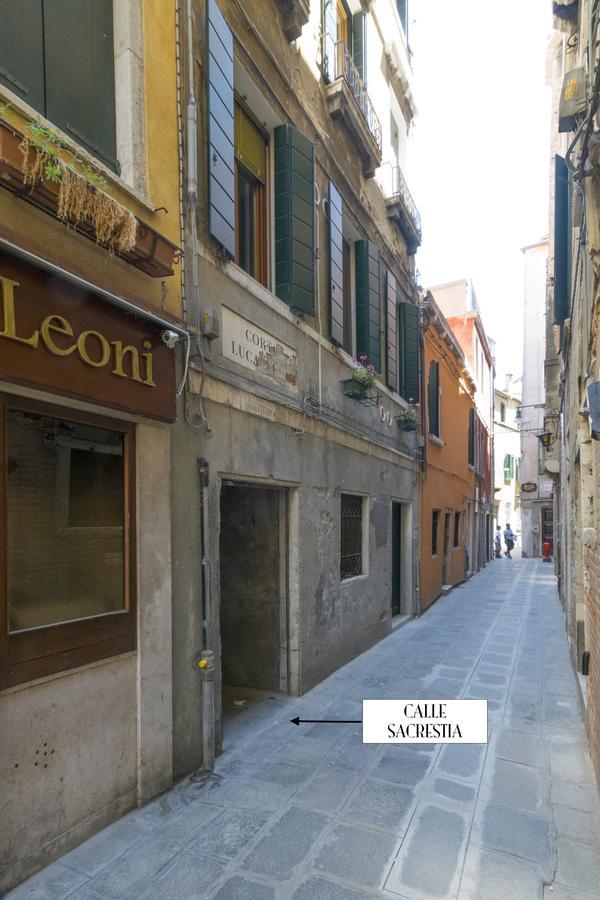 Calle Sacrestia Venedig Exteriör bild